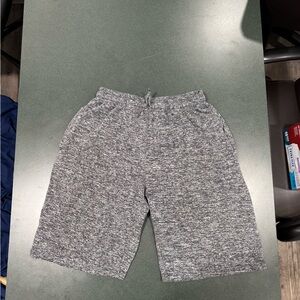 Gray Knit Shorts